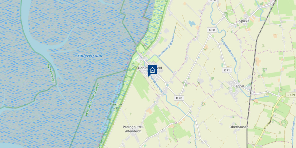 Bungalow Wurster Nordseeküste Neufeld - 3 Zimmer, 65 m&sup2;, 349.000&euro; | Angebot:26863079