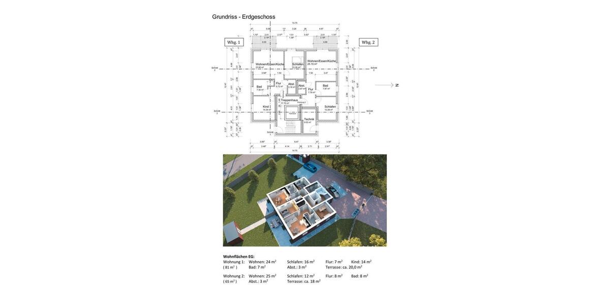 Etagenwohnung Wurster Nordseeküste - 3 Zimmer, 75 m&sup2;, 315.000&euro; | Angebot:27222079