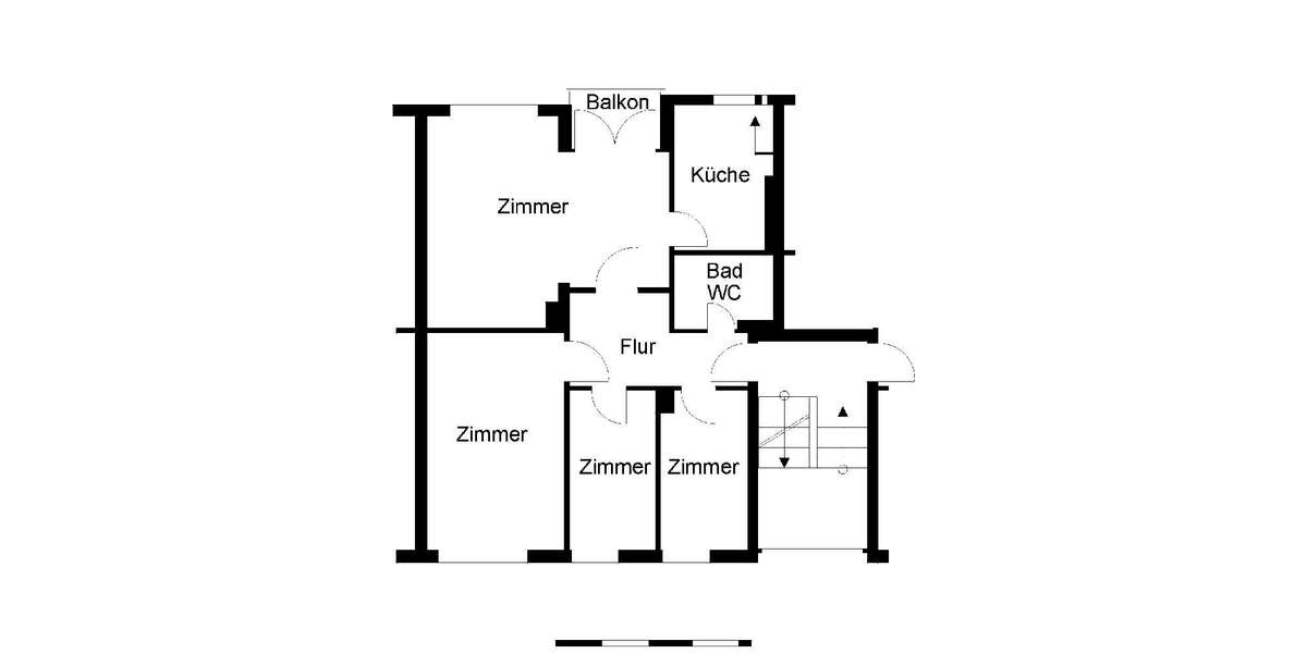 Etagenwohnung Bremerhaven - 4 Zimmer, 64 m&sup2;, 359&euro; | Angebot:26179898