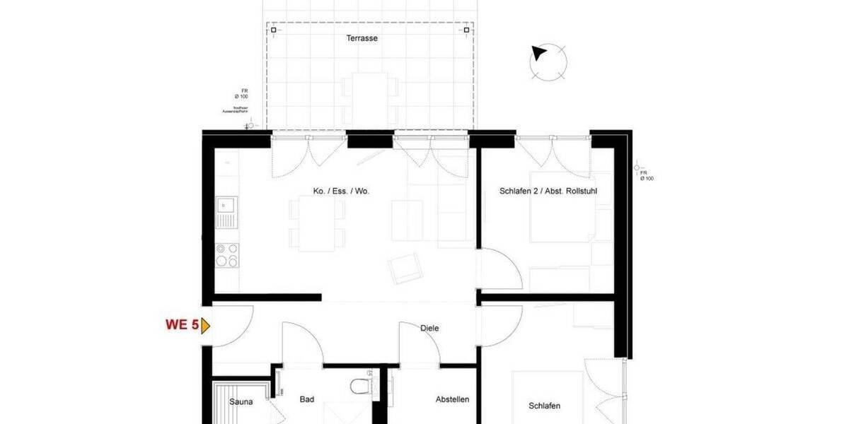 Terrassenwohnung Wurster Nordseeküste Neufeld - 3 Zimmer, 364.500&euro; | Angebot:23967394