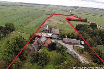 ***Reserviert*** Hofstelle mit vielen Nebengebäuden und rd. 5 Hektar in schöner Naturlage zw. Oldenburg und Brake 3 zimmer