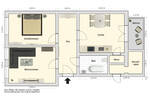 Etagenwohnung Wilhelmshaven-Heppens Heppens - 2 Zimmer, 53 m&sup2;, 95.000&euro; | Angebot:26378031