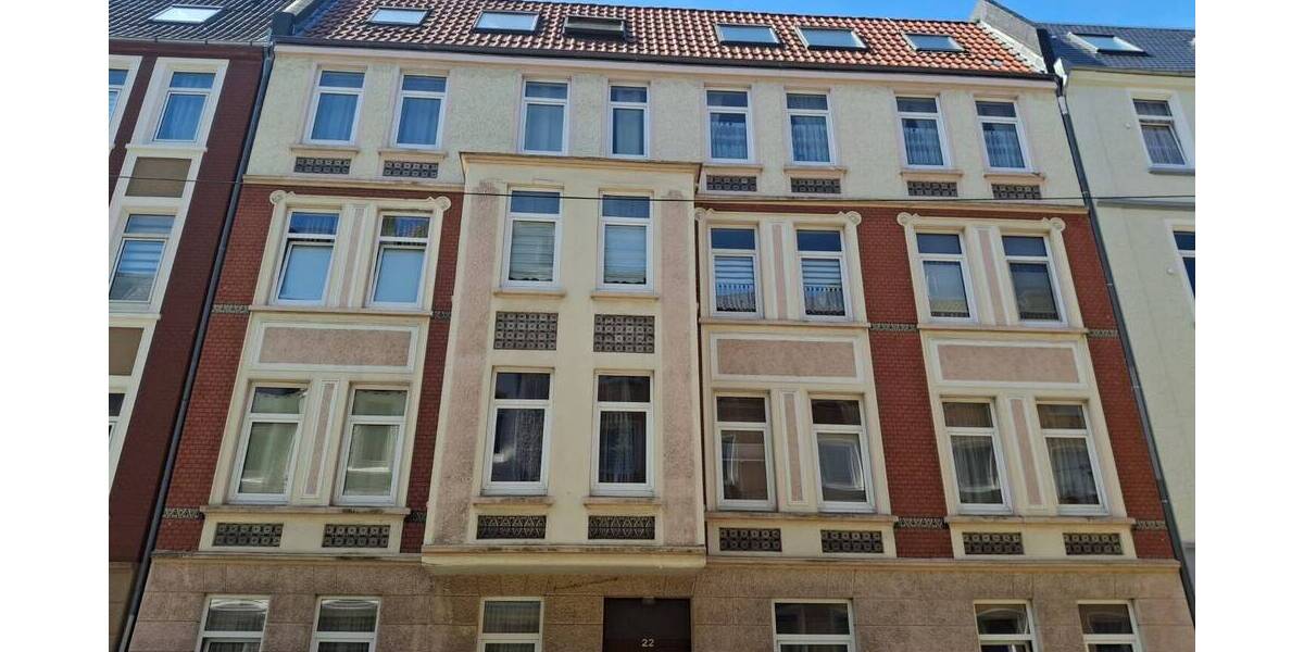 Etagenwohnung Bremerhaven Lehe - 2 Zimmer, 53 m&sup2;, 370&euro; | Angebot:26202374