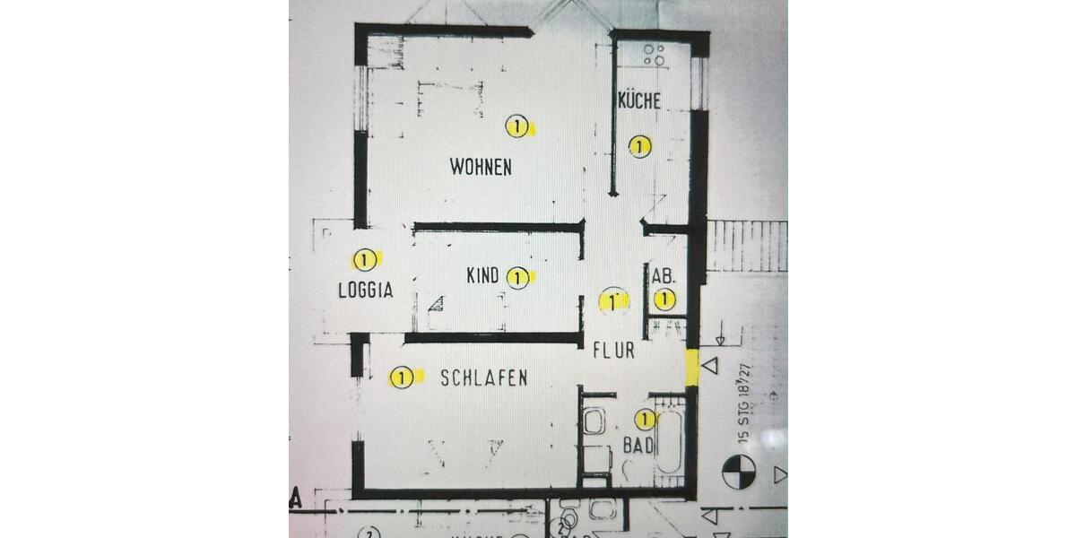 Etagenwohnung Nordenham - 3 Zimmer, 74 m&sup2;, 198.000&euro; | Angebot:27085513