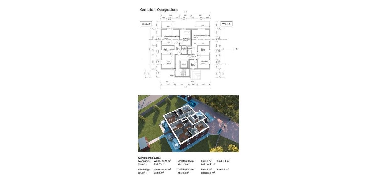 Etagenwohnung Wurster Nordseeküste - 3 Zimmer, 75 m&sup2;, 315.000&euro; | Angebot:27222079