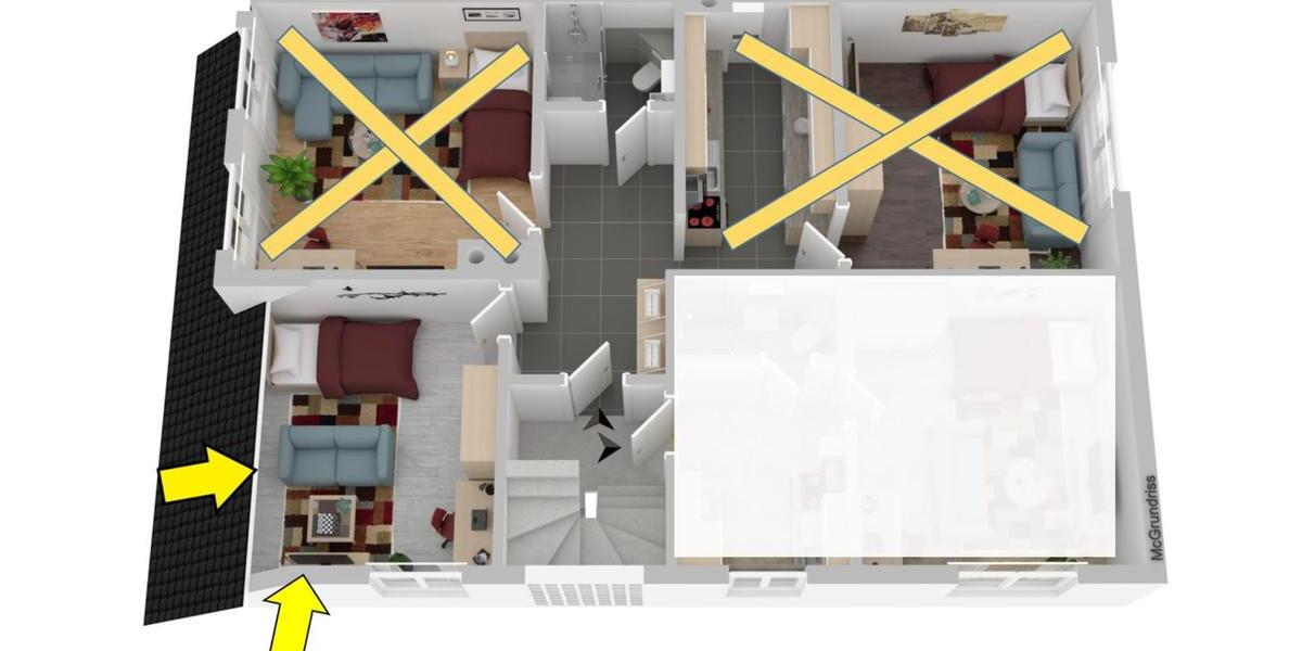 1 Zimmer in einer ruhigen Studentinnen-Wohnung. Warmmiete =270€ 1 zimmer