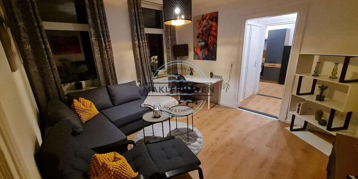 Etagenwohnung Wilhelmshaven Heppens - 2 Zimmer, 54 m&sup2;, 850&euro; | Angebot:26889840