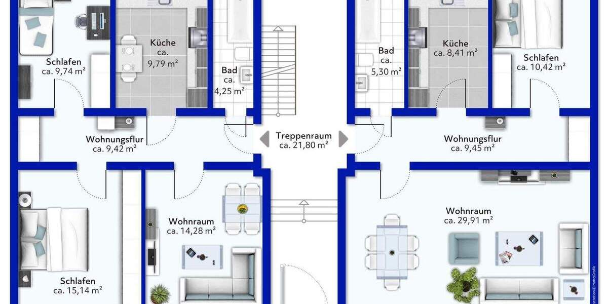 Mehrfamilienhaus, Wohnhaus Bremerhaven Geestemünde - 1 Zimmer, 398.000&euro; | Angebot:25744055