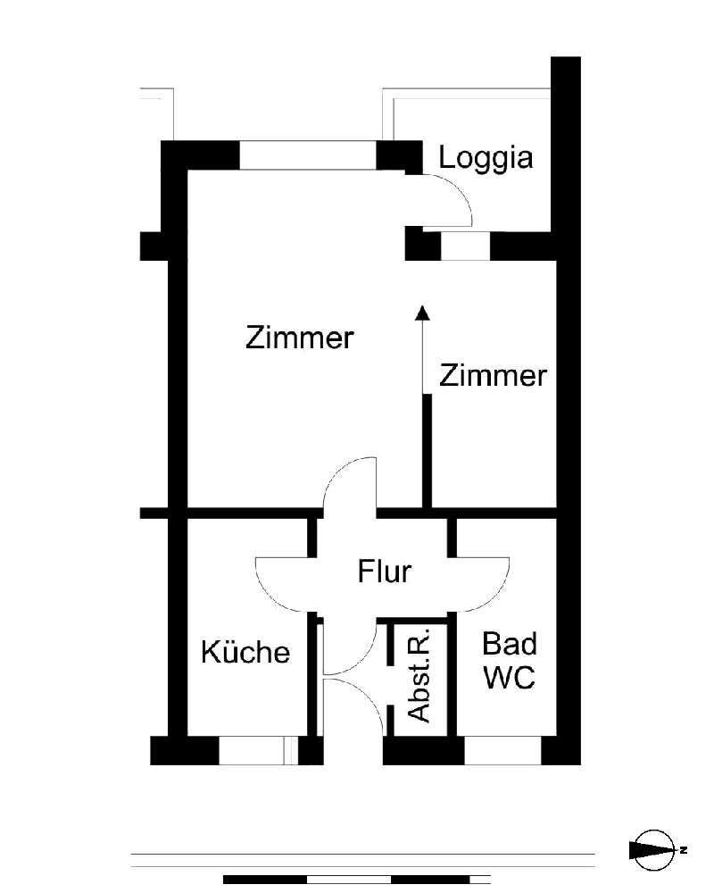 Wohnung zum Mieten in Bremerhaven 251 € 39.65 m² 1 zimmer