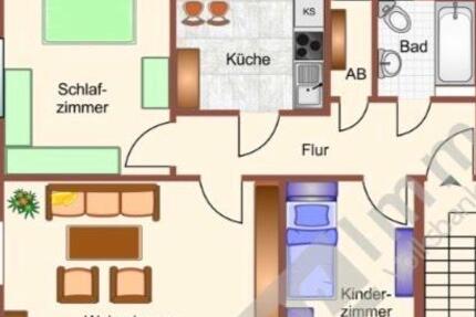 Wohnung Loxstedt - 3 Zimmer, 74 m&sup2;, 650&euro; | Angebot:24662286