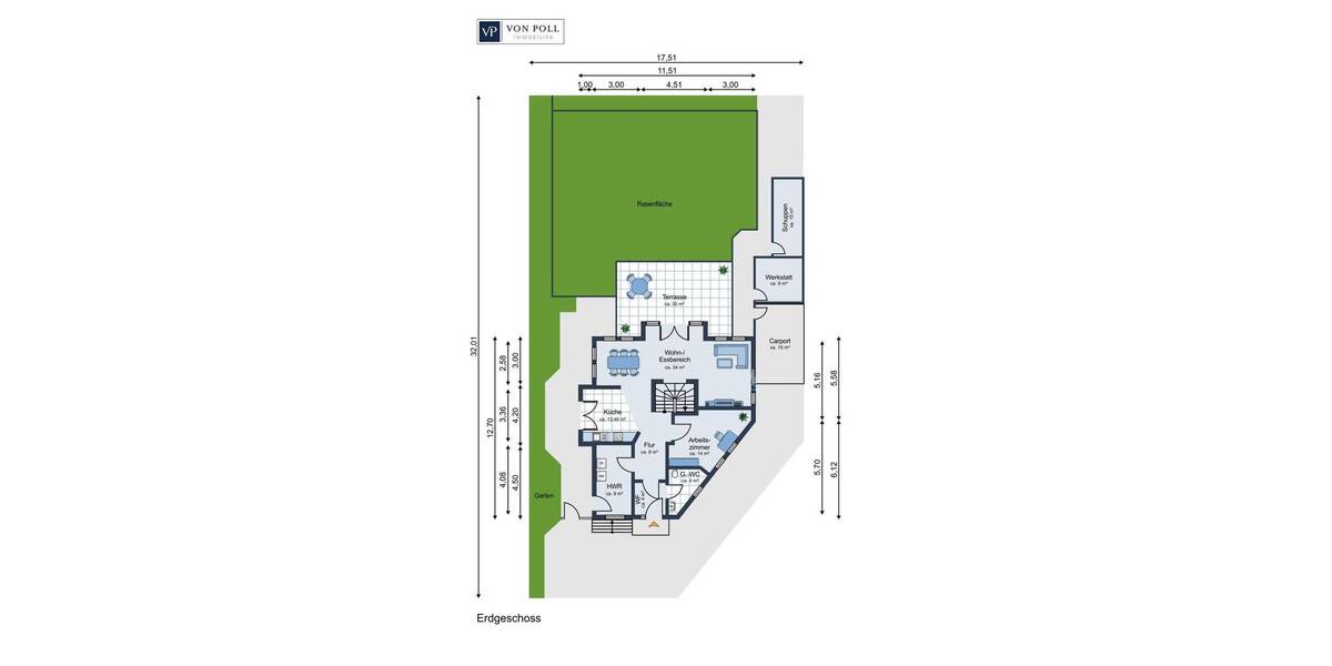 Einfamilienhaus Wilhelmshaven Heppens - 7 Zimmer, 186 m&sup2;, 459.000&euro; | Angebot:26595940