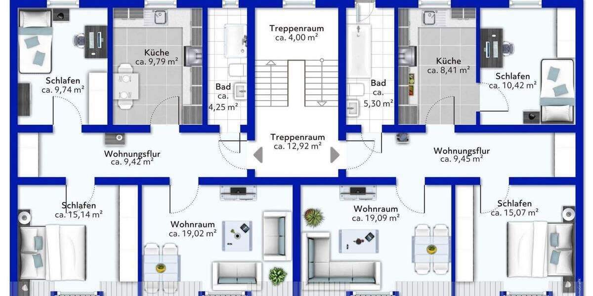 Mehrfamilienhaus, Wohnhaus Bremerhaven Geestemünde - 1 Zimmer, 398.000&euro; | Angebot:25744055