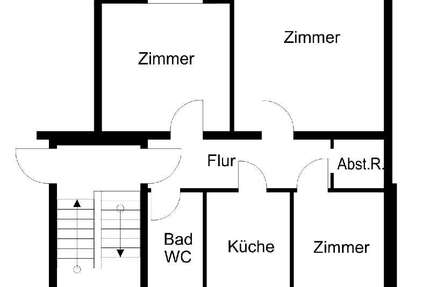 Wohnung Bremerhaven Lehe - 3 Zimmer, 61 m&sup2;, 437&euro; | Angebot:26179896