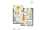 Etagenwohnung Bremerhaven Lehe - 2 Zimmer, 43 m&sup2;, 280&euro; | Angebot:26894750