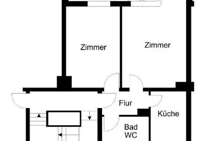 Wohnung Bremerhaven - 2 Zimmer, 52 m&sup2;, 320&euro; | Angebot:26905453