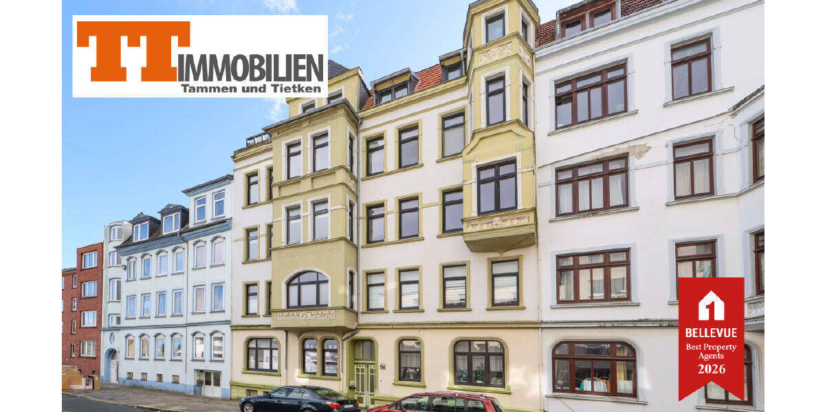 Etagenwohnung Wilhelmshaven-Heppens Heppens - 3 Zimmer, 76 m&sup2;, 99.000&euro; | Angebot:26155828