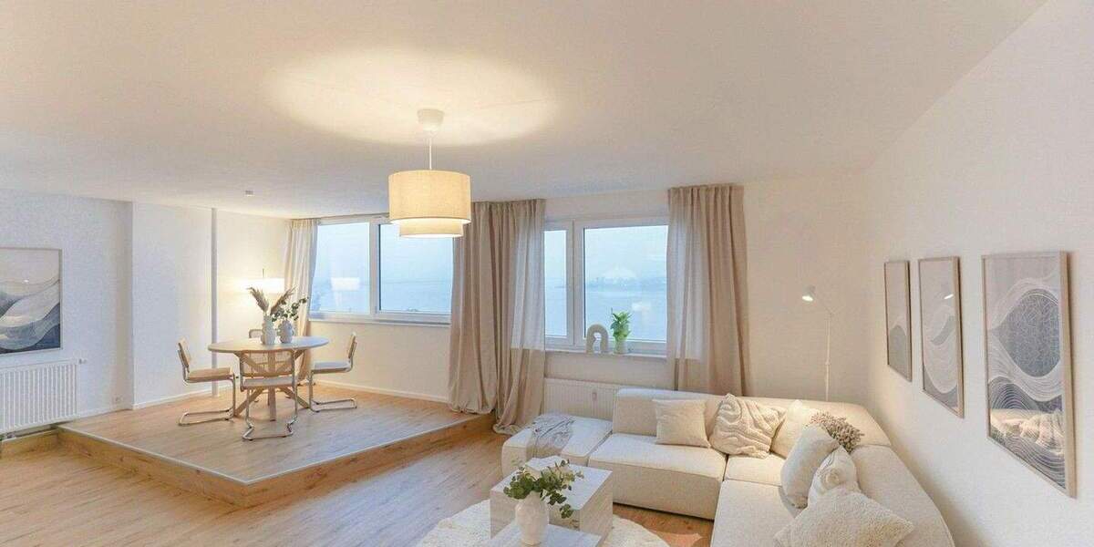 Hochwertige Wohnung mit großartigem Ausblick aus dem 22. Stock - provisionsfrei! 3 zimmer