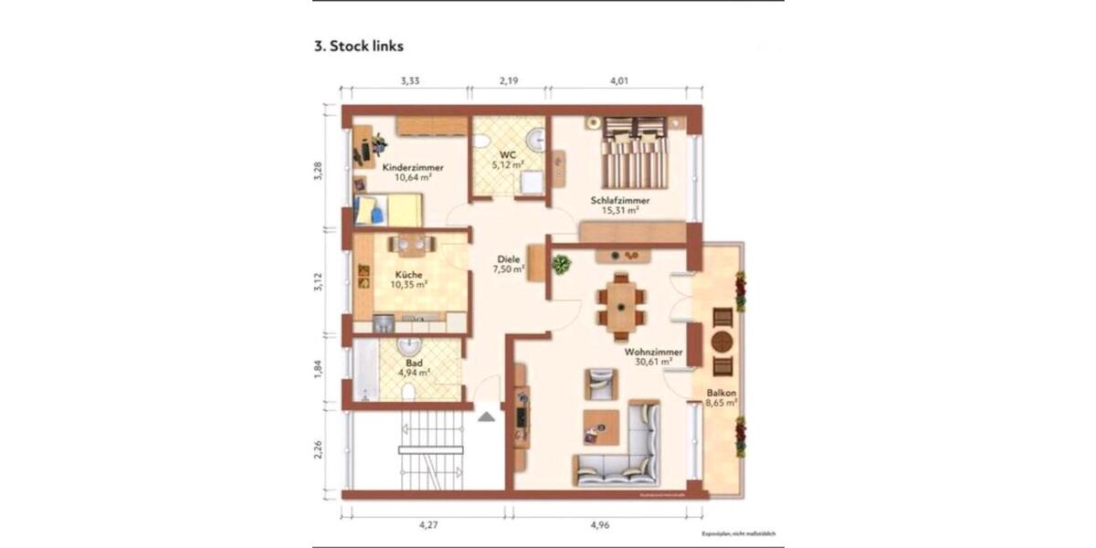 Etagenwohnung Bremerhaven - 3 Zimmer, 88 m&sup2;, 95.000&euro; | Angebot:24962202