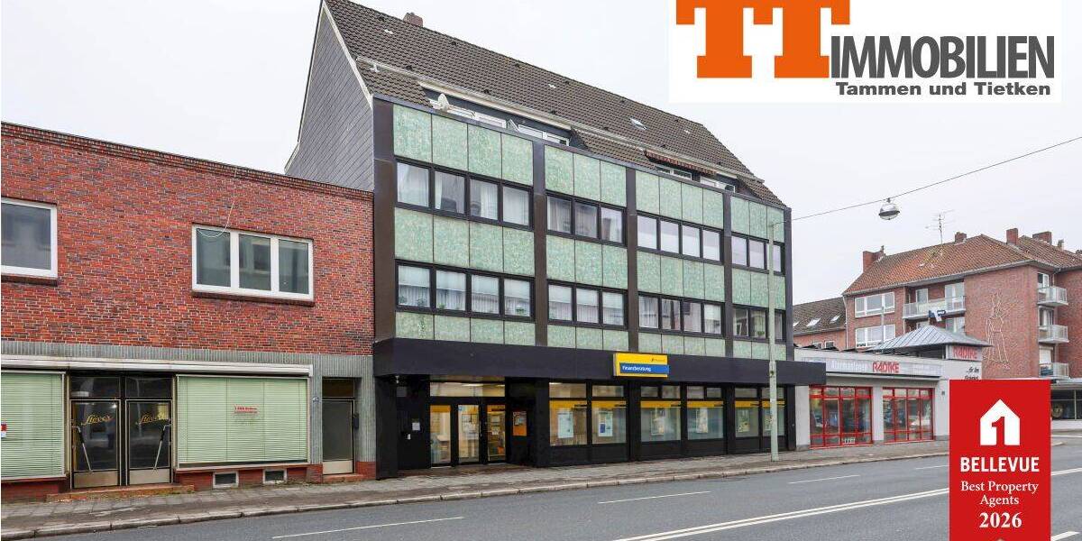 Etagenwohnung Wilhelmshaven Heppens - 3 Zimmer, 76 m&sup2;, 99.000&euro; | Angebot:26862478