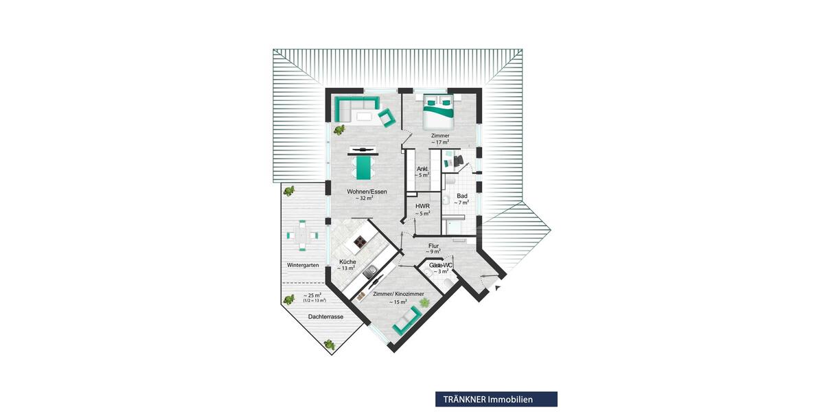 Etagenwohnung Bremerhaven Wulsdorf - 3 Zimmer, 120 m&sup2;, 1.700&euro; | Angebot:26100106