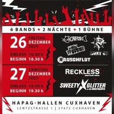 Hapags Rockt! 2025 Kombiticket Fr.&Sa. 26.12.2025 HAPAG-HALLEN am Steubenhöft