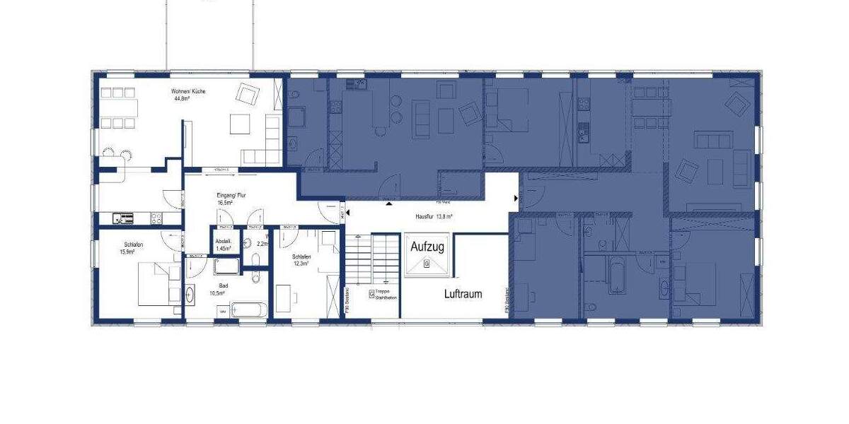 Etagenwohnung Wilhelmshaven Heppens - 3 Zimmer, 110 m&sup2;, 329.000&euro; | Angebot:25672985