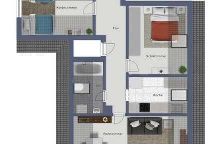 Kapitalanlage im Zentrum 3 zimmer