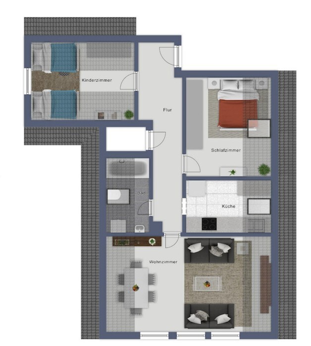 Kapitalanlage im Zentrum 3 zimmer