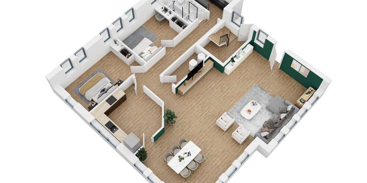 Etagenwohnung Butjadingen Tossens - 5 Zimmer, 140 m&sup2;, 920&euro; | Angebot:26368722