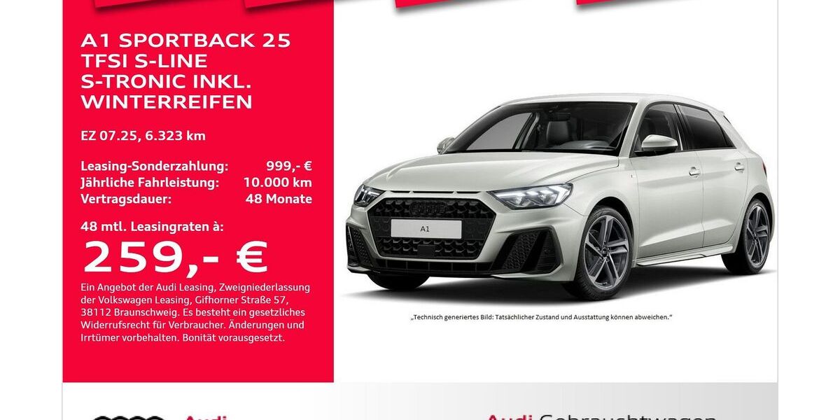 Audi A1 6.401 km 26.980 &euro; Bremerhaven 27576