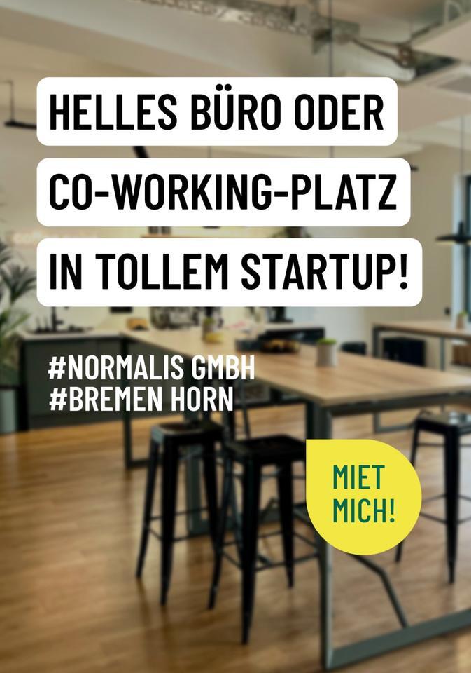 Helles Büro o. Co-Working-Platz in nettem Startup in Bremen Horn