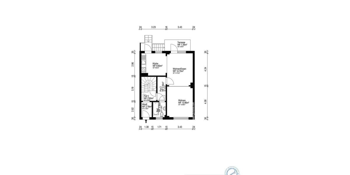 Reihenmittelhaus Bremerhaven Lehe - 8 Zimmer, 144 m&sup2;, 199.900&euro; | Angebot:25098047