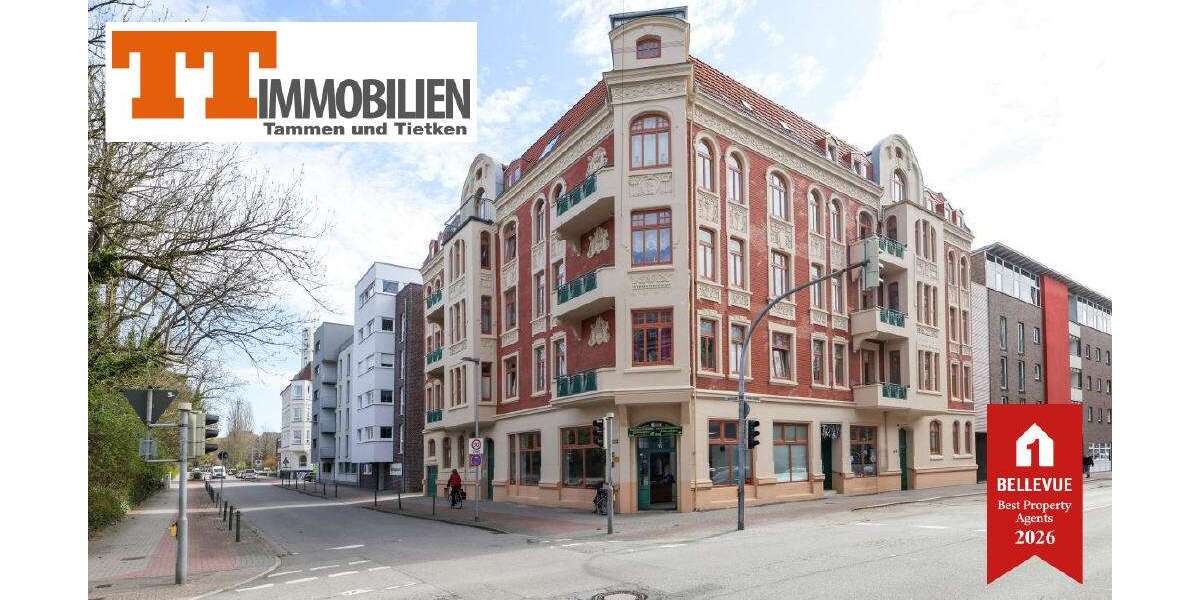Etagenwohnung Wilhelmshaven-Heppens Heppens - 2 Zimmer, 54 m&sup2;, 95.000&euro; | Angebot:26360184
