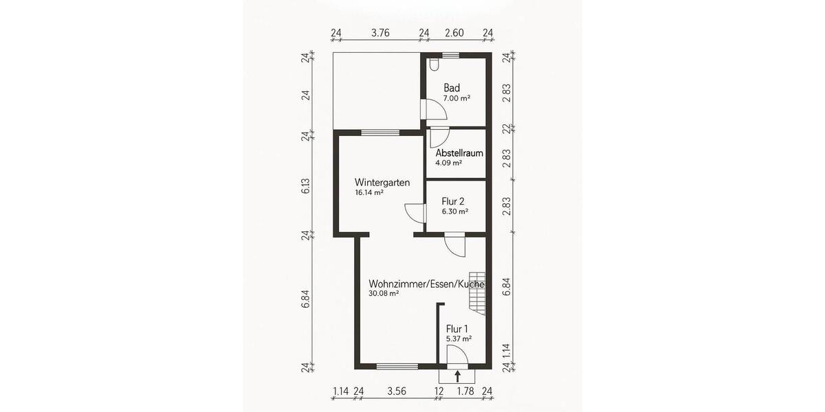Doppelhaushälfte Brake - 3 Zimmer, 95 m&sup2;, 145.000&euro; | Angebot:26259301