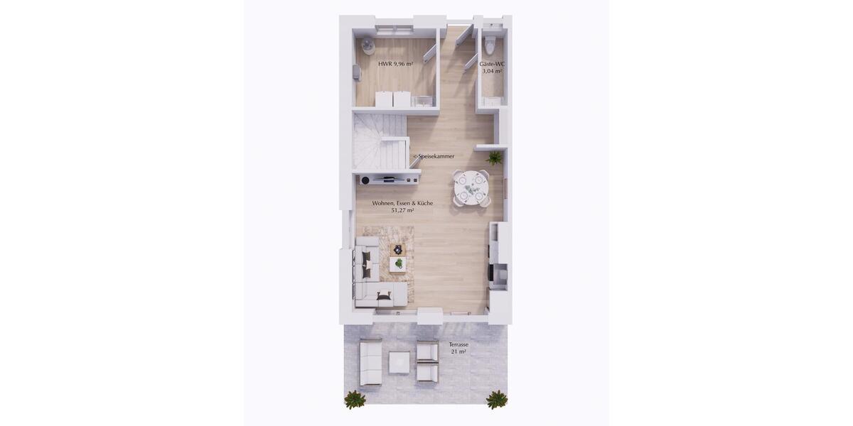 Etagenwohnung Geestland Bad Bederkesa - 4 Zimmer, 124 m&sup2;, 1.370&euro; | Angebot:26474574