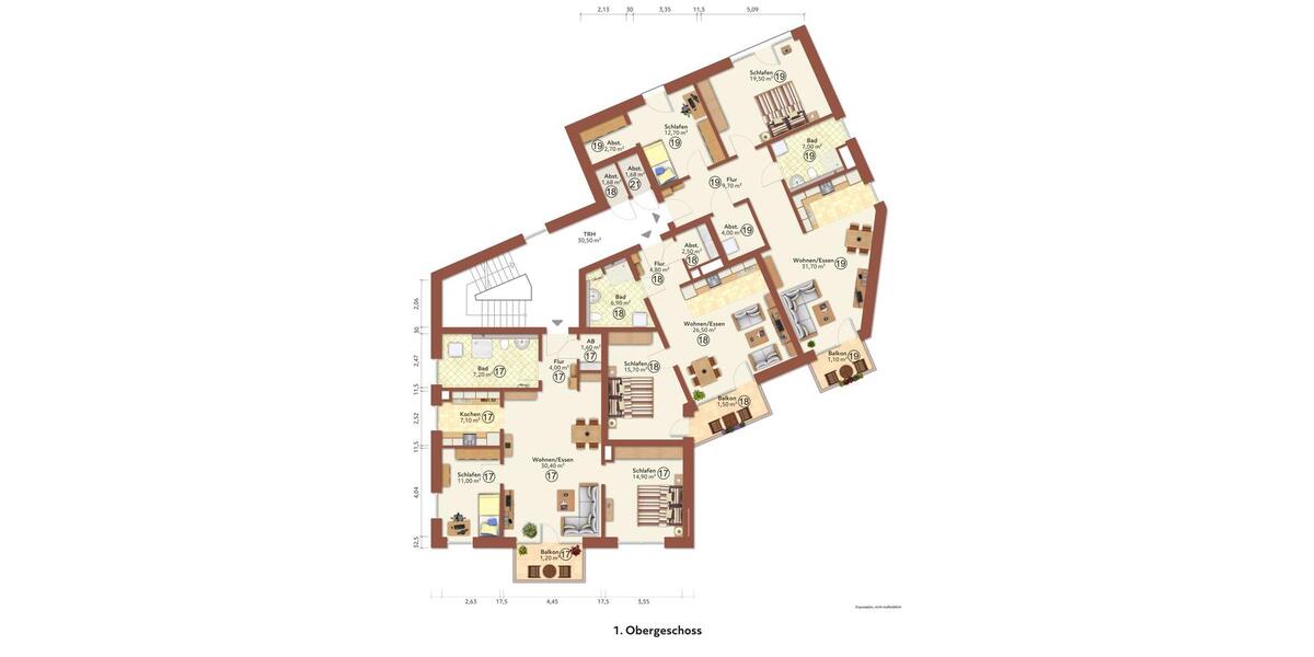 Etagenwohnung Bremerhaven Schiffdorferdamm - 3 Zimmer, 80 m&sup2;, 1.100&euro; | Angebot:24596633