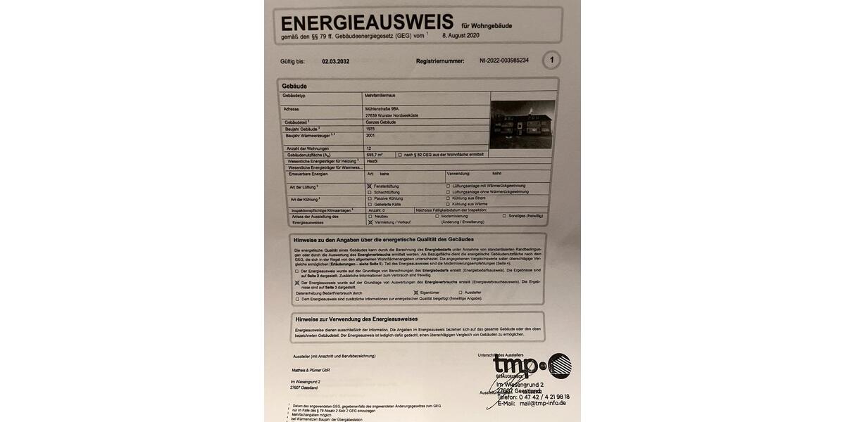 Etagenwohnung Wurster Nordseeküste - 2 Zimmer, 64 m&sup2;, 115.000&euro; | Angebot:26120389