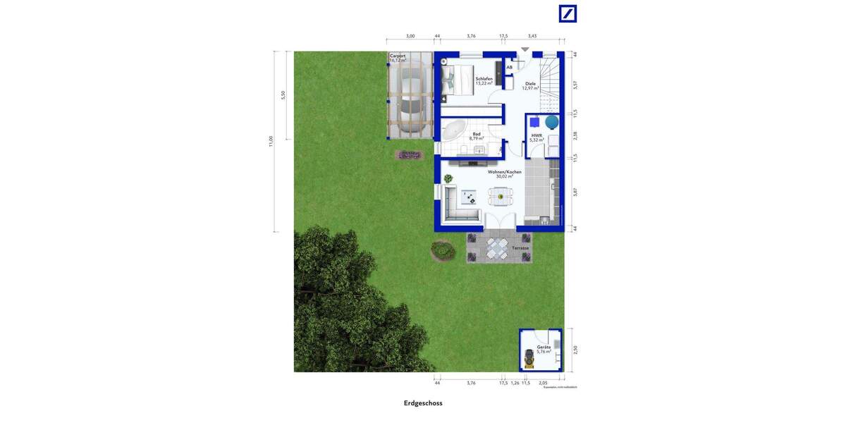 Doppelhaushälfte Geestland Sievern - 3 Zimmer, 100 m&sup2;, 279.000&euro; | Angebot:24793792