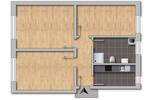 Erdgeschoßwohnung Wilhelmshaven Heppens - 3 Zimmer, 59 m&sup2;, 460&euro; | Angebot:26562809