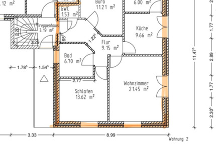 Wohnung Schiffdorf - 3 Zimmer, 79 m&sup2;, 985&euro; | Angebot:24764088