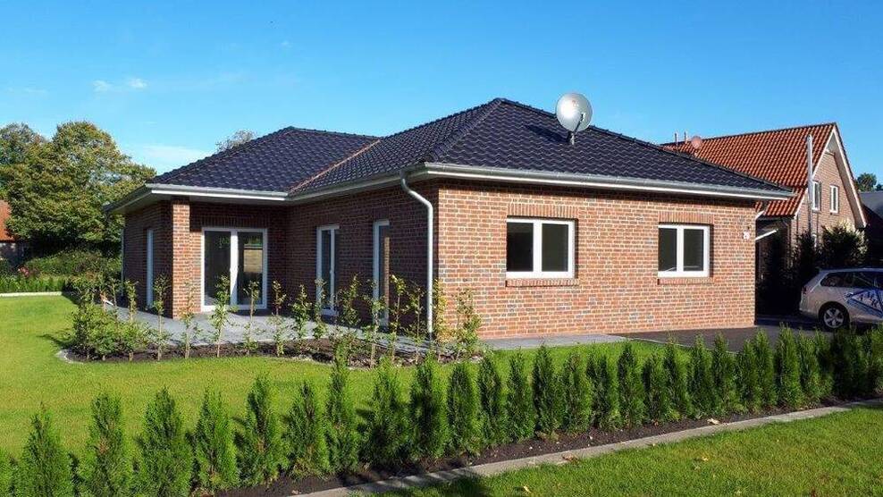 Neubau-Bungalow in Schweiburg - Ruhiges Wohnen auf einer Ebene in Küstennähe!