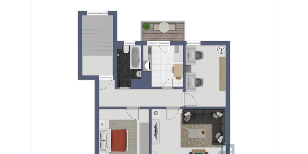 Etagenwohnung Bremerhaven Geestemünde - 3 Zimmer, 74 m&sup2;, 650&euro; | Angebot:26504151