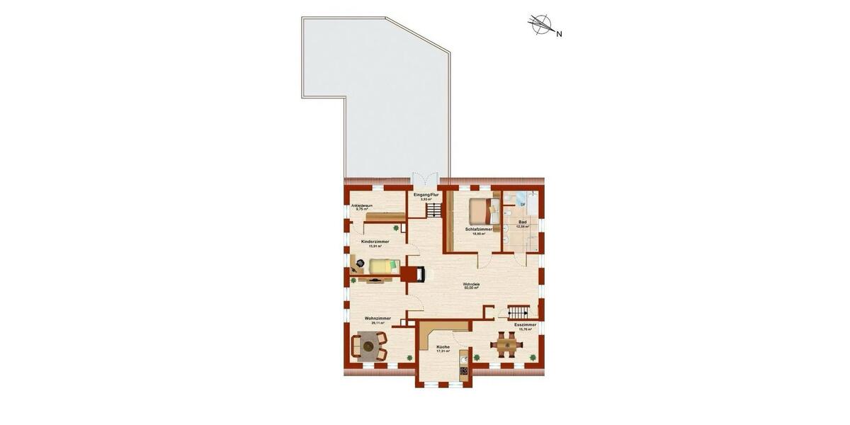 Einfamilienhaus Butjadingen - 11 Zimmer, 386 m&sup2;, 450.000&euro; | Angebot:27002058