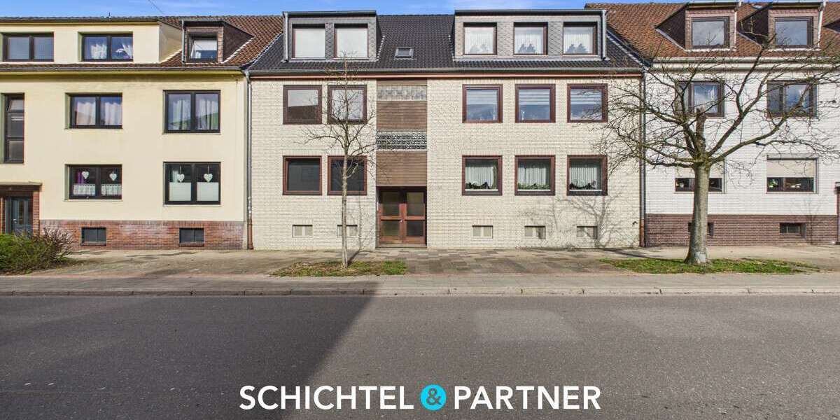 Etagenwohnung Bremerhaven Mitte - 2 Zimmer, 60 m&sup2;, 444&euro; | Angebot:26238066