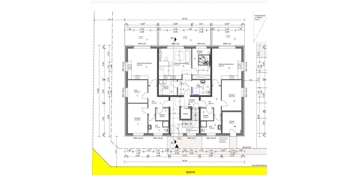 Etagenwohnung Hagen im Bremischen - 3 Zimmer, 80 m&sup2;, 1.030&euro; | Angebot:26069319