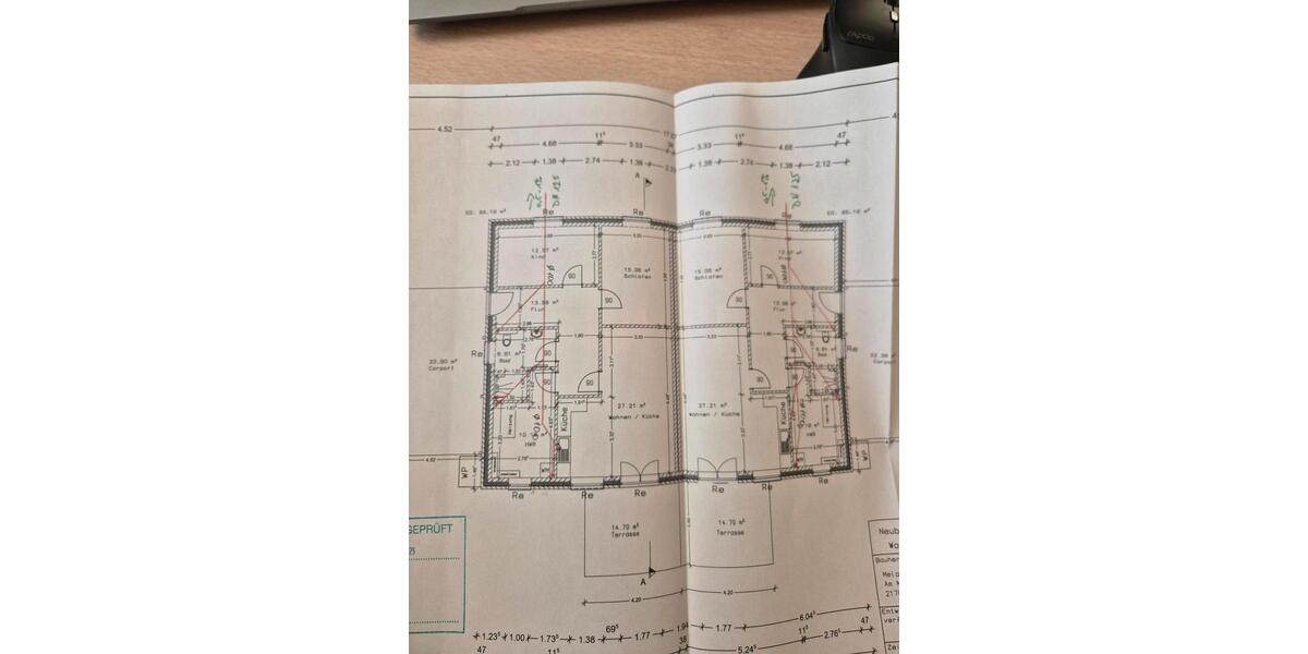Doppelhaushälfte Wurster Nordseeküste - 4 Zimmer, 86 m&sup2;, 1.360&euro; | Angebot:26025765