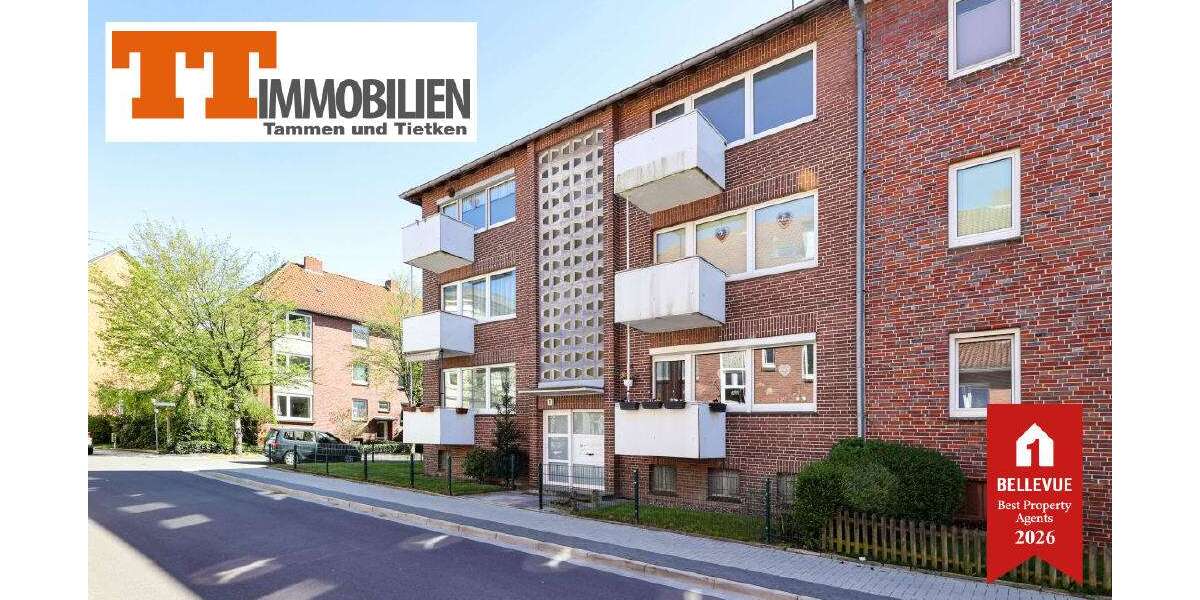 Etagenwohnung Wilhelmshaven-Heppens Heppens - 2 Zimmer, 57 m&sup2;, 69.000&euro; | Angebot:26659207