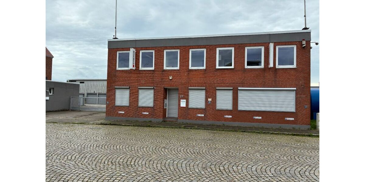 Provisionsfrei* Gewerbehof - 2 Bürogebäude, 240 m² Lager & 13 Garagen direkt am Wasser - Gewerbeobjekt Bremerhaven Fischereihafen (Stadtteil) | Angebot:24480932