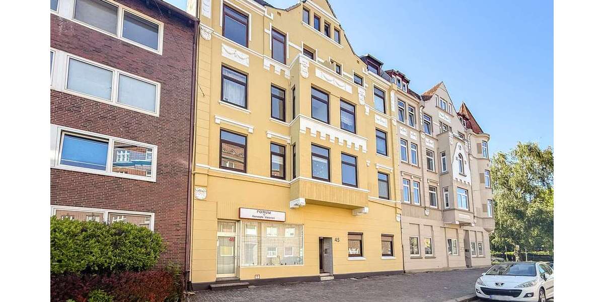 Etagenwohnung Bremerhaven Mitte - 2 Zimmer, 48 m&sup2;, 52.000&euro; | Angebot:21759509