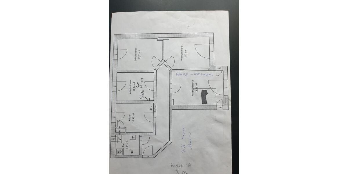 Etagenwohnung Bremerhaven Geestemünde - 4 Zimmer, 94 m&sup2;, 752&euro; | Angebot:24829212